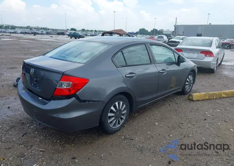 2012 Honda Civic Lx z USA, uszkodzony, nr VIN 2HGFB2F5XCH563836